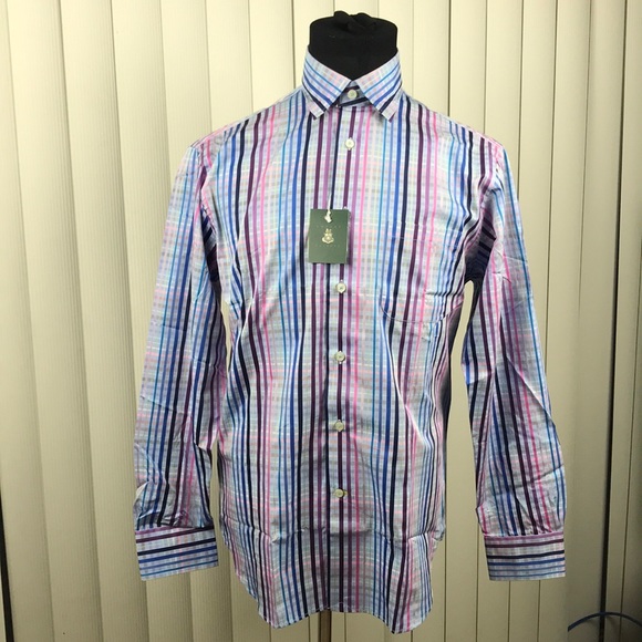 Robert Talbott Plaid Button Down Shirt - Picture 2 of 3